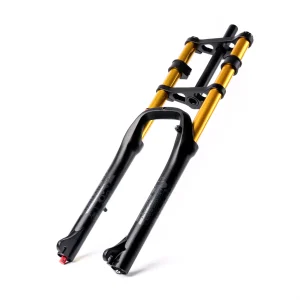Double Crown Fork eBP Attila 26″ x 4" (Black & Gold)