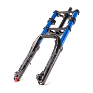 Double Crown Fork eBP Attila 20" x 4" (Black & Blue) Limited Edition