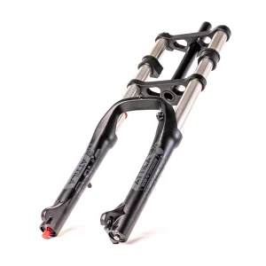 Double Crown Fork eBP Attila 20" x 4"(Black & Silver) Limited Edition