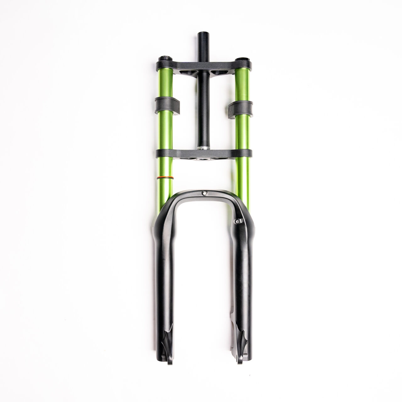 Double Crown Fork eBP Attila 20" x 4" (Black & Light Green) Limited Edition - Image 2