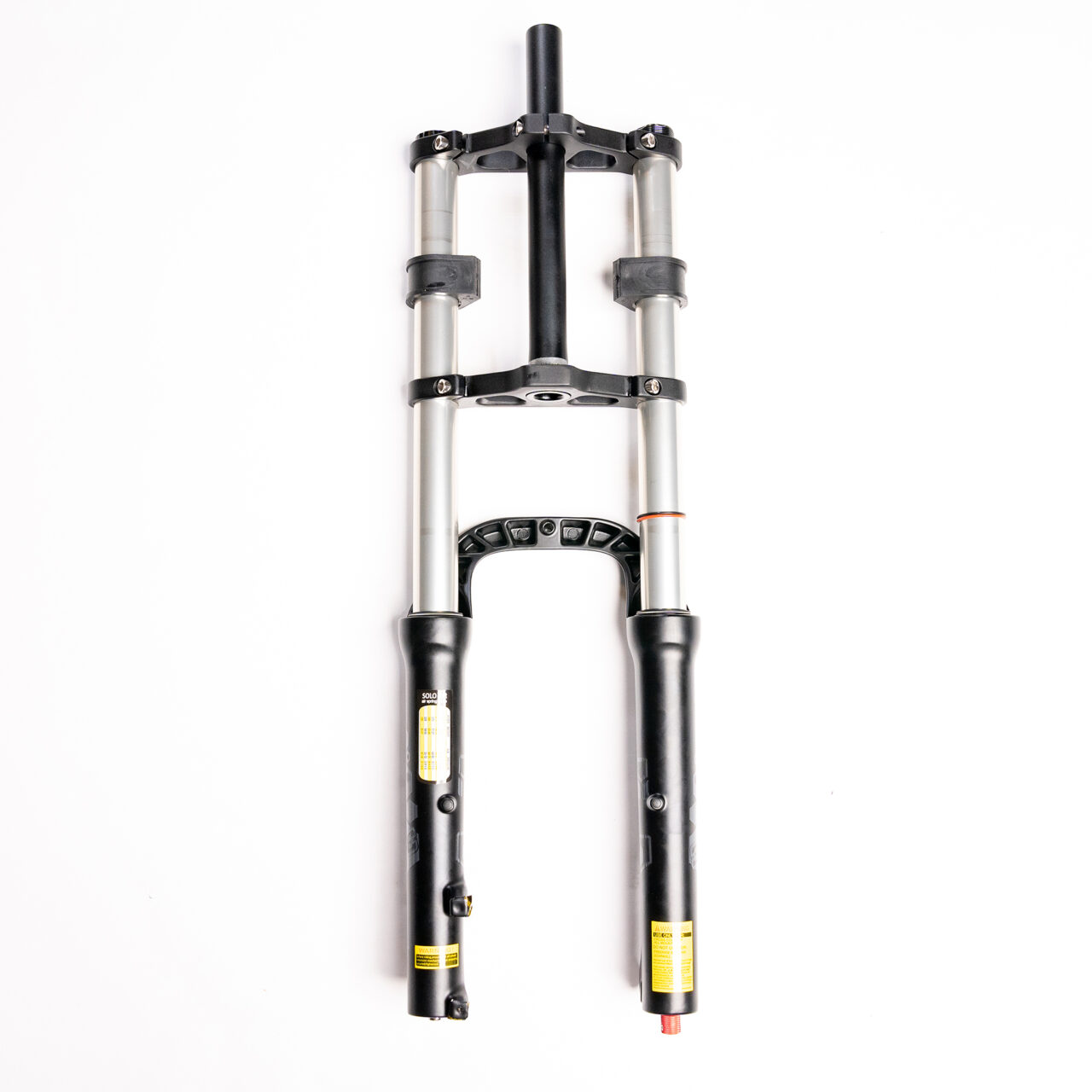 Double Crown Fork eBP Attila 20" x 4"(Black & Silver) Limited Edition - Image 3
