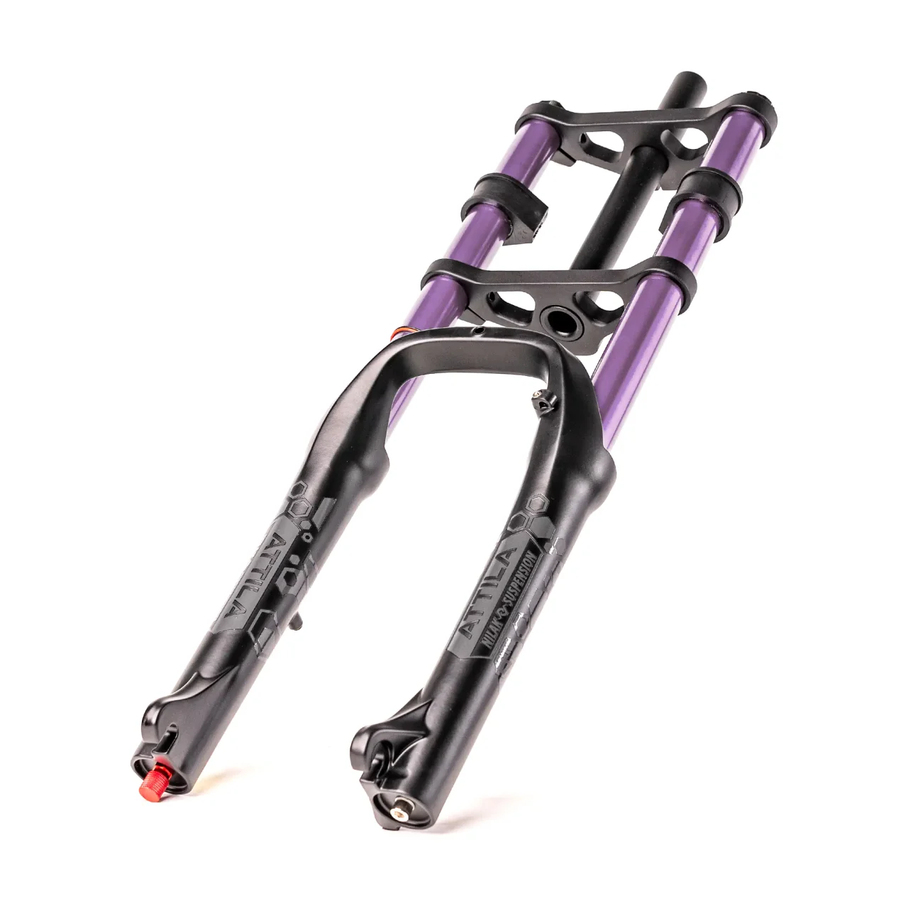 Double Crown Fork eBP Attila 20" x 4" (Black & Purple)