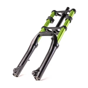 Double Crown Fork eBP Attila 20" x 4" (Black & Light Green) Limited Edition